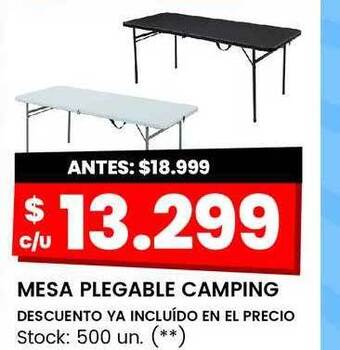 Changomas Mesa plegable camping oferta