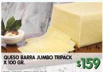 Jumbo Queso barra jumbo tripack oferta