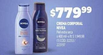 Makro Crema corporal nivea oferta