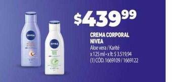 Makro Crema corporal nivea oferta
