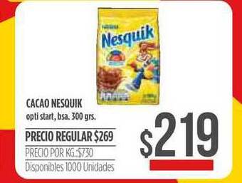 Supermercados Vea Cacao Nesquik oferta