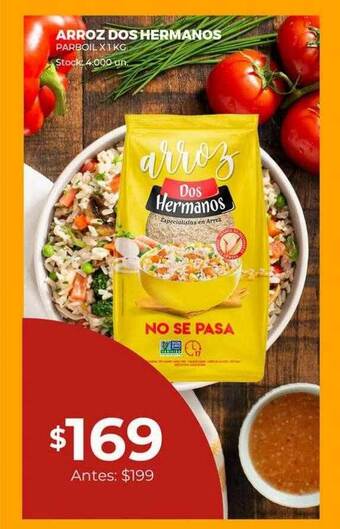 Super MAMI Arroz dos hermanos parboil oferta