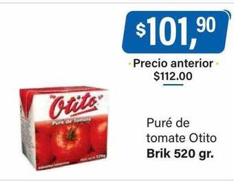 Supermercados Damesco Puré de tomate otito oferta