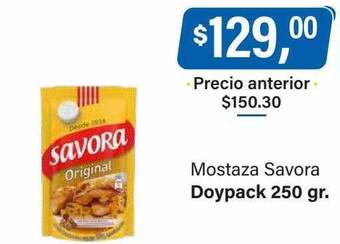 Supermercados Damesco Mostaza savora oferta