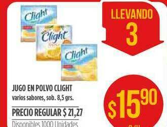 Supermercados Vea Jugo En Polvo Clight oferta