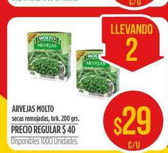 Supermercados Vea Arvejas Molto oferta