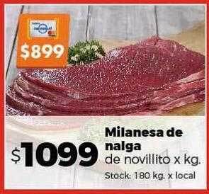 Disco Milanesa de nalga de novillito x kg oferta
