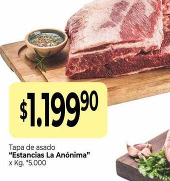La Anonima Tapa de asado oferta
