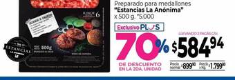 La Anonima Preparado para medallones oferta