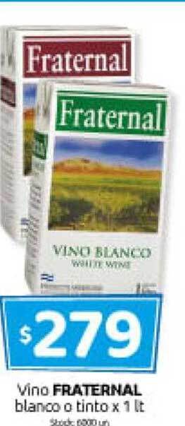 Cordiez Vino fraternal blanco o tinto oferta