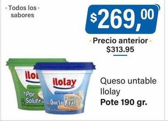 Supermercados Damesco Queso untable ilolay oferta