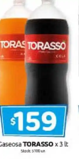 Gaseosa torasso x 3 lt