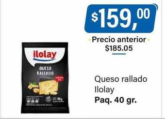 Supermercados Damesco Queso rallado ilolay oferta
