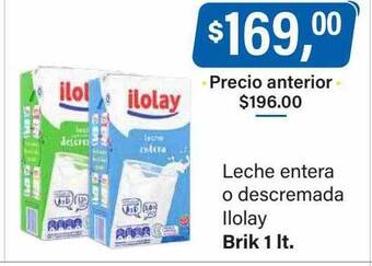 Supermercados Damesco Leche entera o descremada ilolay oferta