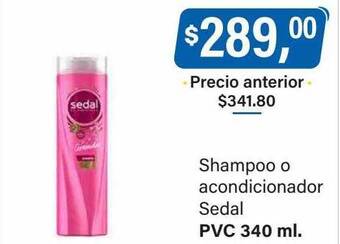Supermercados Damesco Shampoo o acondicionador sedal oferta