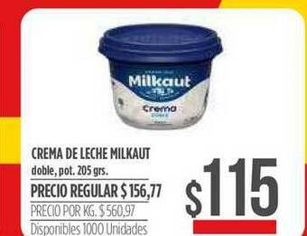 Supermercados Vea Crema De Leche Milkaut oferta