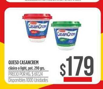 Supermercados Vea Queso Casancrem oferta