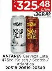 Hipermay Antares cerveza kolsch, scotch o atlantica oferta
