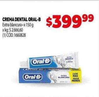 Makro Crema dental oral-b oferta