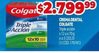 Makro Crema dental colgate oferta