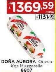 Hipermay Doña aurora queso kgs muzzarella oferta