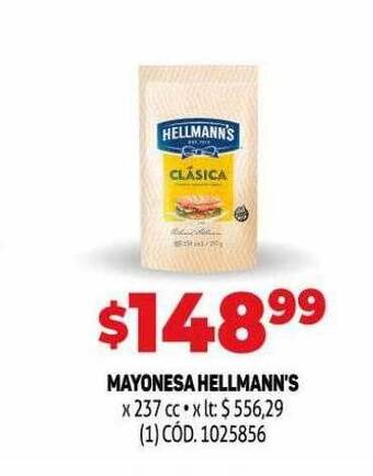 Makro Mayonesa hellmann's oferta