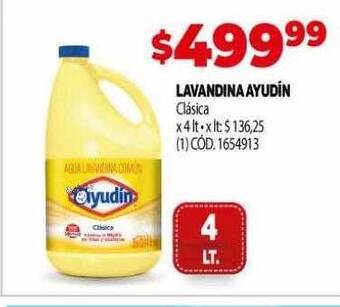 Makro Lavandina ayudín clásica oferta