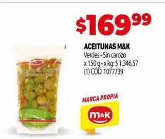 Makro Aceitunas m&k oferta