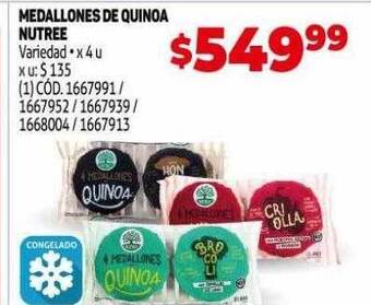 Makro Medallones de quinoa nutree oferta