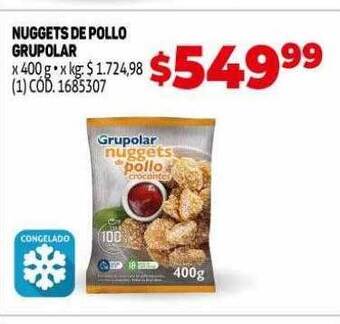 Makro Nuggets de pollo grupolar oferta