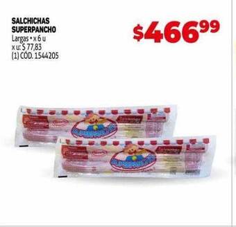 Makro Salchichas superpancho oferta