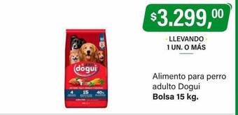 Supermercados Damesco Alimento para perro adulto dogui oferta