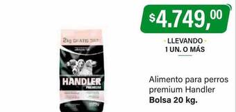 Alimento para perros premium handler