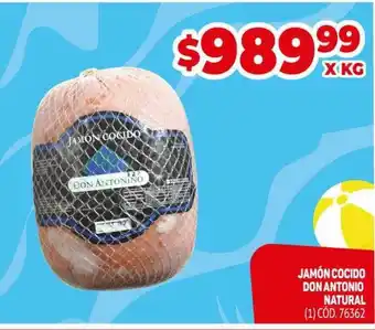 Makro Jamón cocido don antonio natural oferta