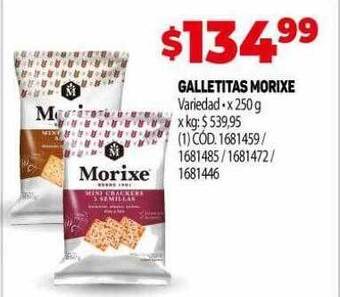 Makro Galletitas morixe oferta