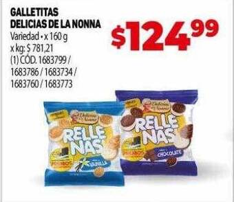 Makro Galletitas delicias de la nonna oferta