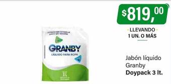 Supermercados Damesco Jabón líquido granby oferta