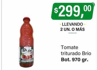 Supermercados Damesco Tomate triturado brio oferta