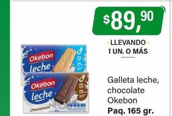 Supermercados Damesco Galleta leche, chocolate okebon oferta