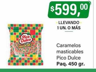 Supermercados Damesco Caramelos masticables pico dulce oferta