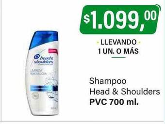 Supermercados Damesco Shampoo head & shoulders oferta