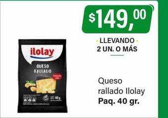 Supermercados Damesco Queso rallado ilolay oferta