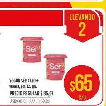 Supermercados Vea Yogur Ser Calci+ oferta