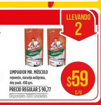 Supermercados Vea Limpiador Mr. Musculo oferta
