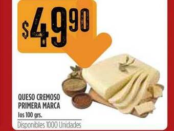 Supermercados Vea Queso Cremoso Primera Marca oferta