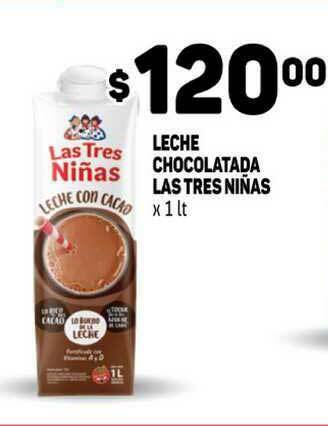 Makro Leche Chocolatada Las Tres Niñas oferta