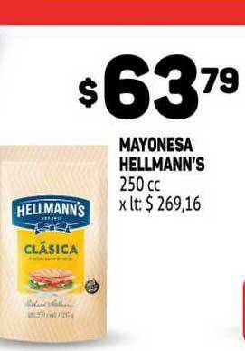 Makro Mayonesa Hellmann's 250 cc oferta