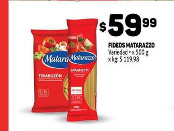 Makro Fideos Matarazzo oferta