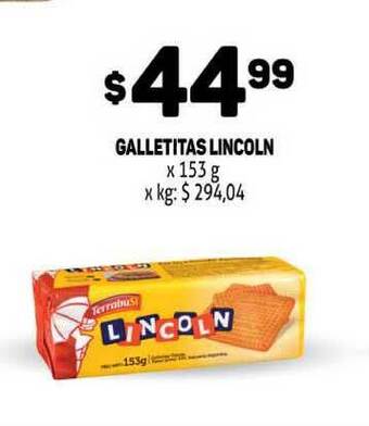 Makro Galletitas Lincoln oferta