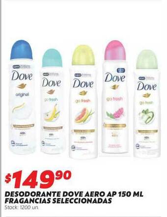 Ferniplast Desodorante Dove Aero Ap Fragancias Seleccionadas oferta